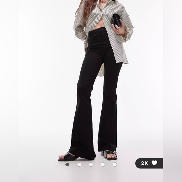 TOPSHOP MOTO Jamie Flare Jeans - Picture 1 of 9